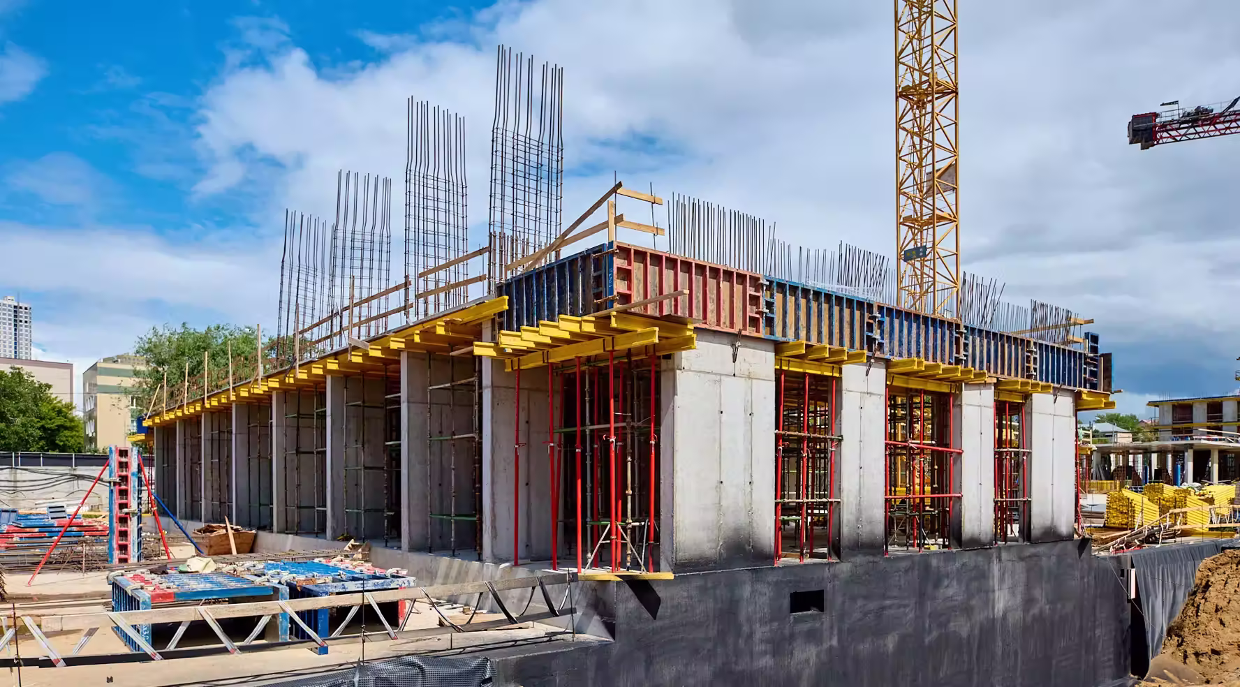 Ход строительства